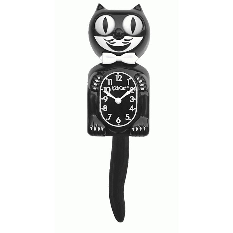 Kitty-Cat Klock(クラシックブラック) ネコ時計 黒猫 振り子時計 | Toy's雑貨SUZUYA