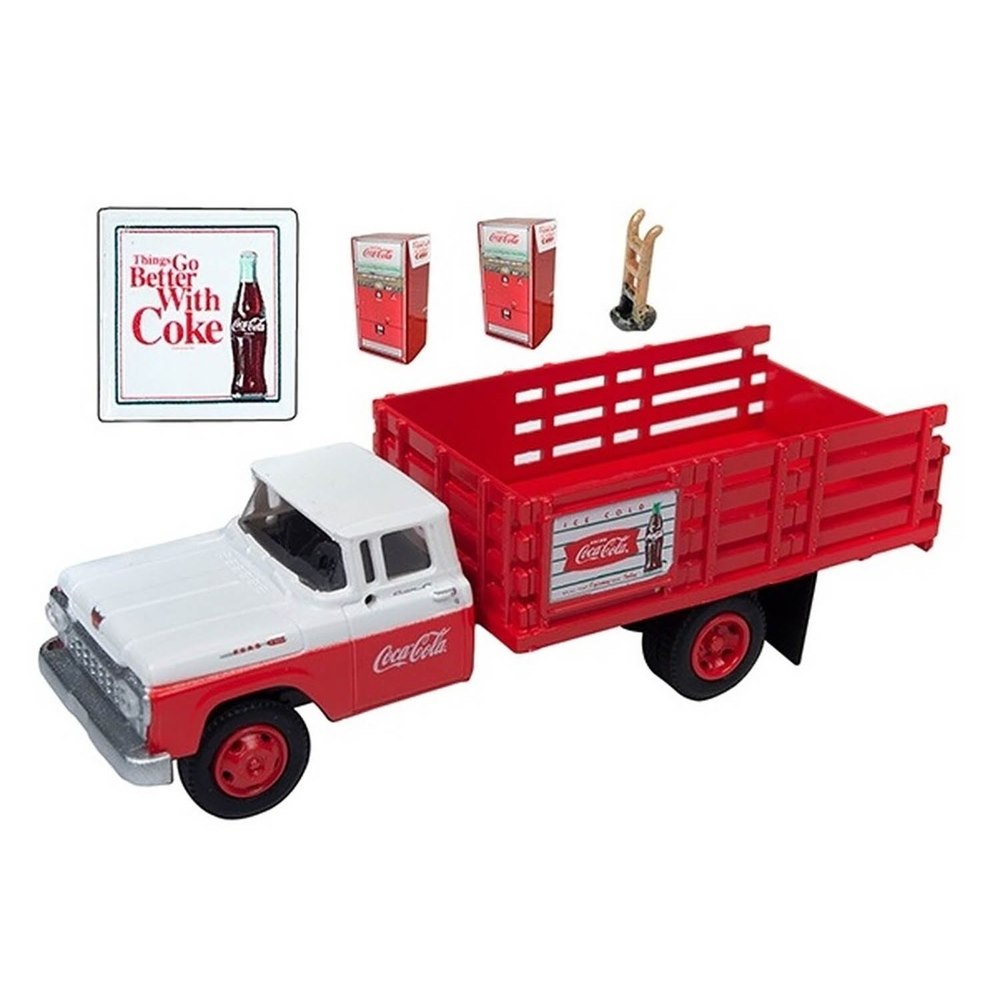 1960フォード・ステイクベッド・トラック コカ・コーラ ベンディングマシーン付き