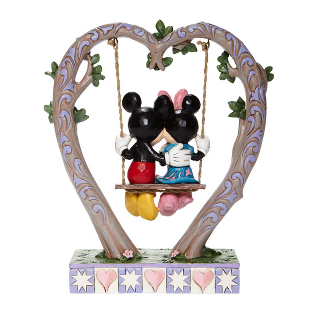 ミッキー&ミニーハート　結婚祝い【Disney Traditions】ミッキー＆ミニー オン スウィング 　ディズニーギフト