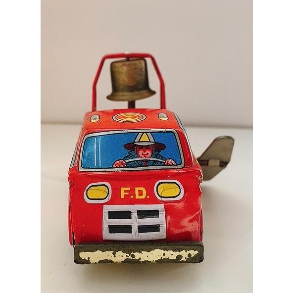ブリキ消防車 ゼンマイ 日本製 昭和レトロ ヴィンテージ | Toy's雑貨SUZUYA