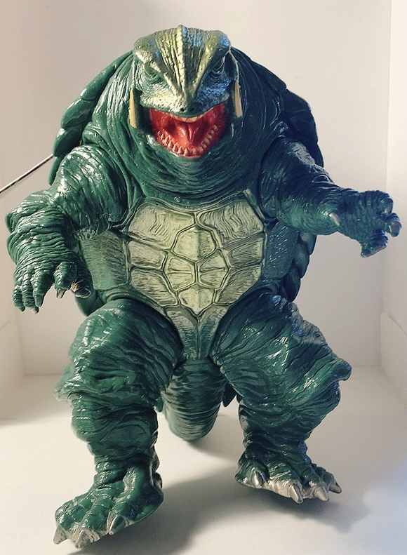 ガメラ　1995年　30th　anniversary　大怪獣ガメラ　GAMERA　ソフビ　大映　バンダイ1994 MADE IN JAPAN 　タグ付き