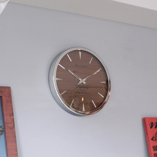 壁掛け時計　MERCURY マーキュリーウォールクロック HAVANA (ウッド)　アメリカンインテリア時計　ガレージ壁掛け時計