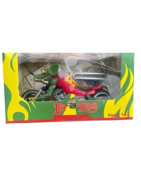 ラットフィンククレイジーマウスモーターバイスクル　RAT FINk DARK NIGHTS:DEATH METAL ACTION FIGURE SERIES