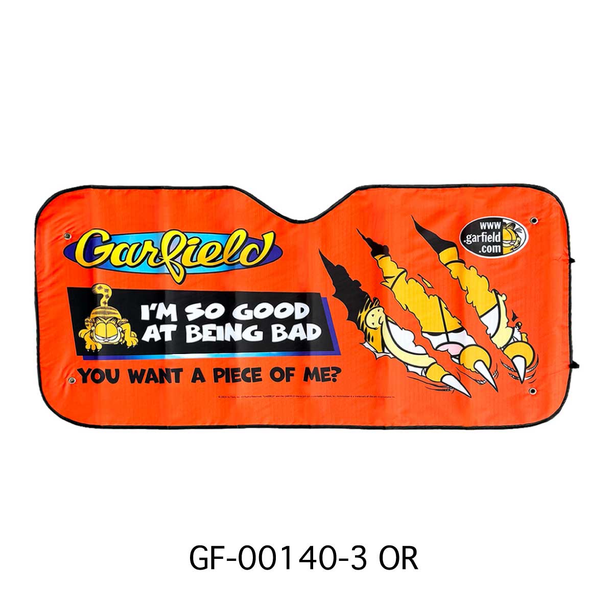 【愛車を守る!】【車内をポップに彩る】 GARFIELD CAR SUNSHADE■カーサンシェード オレンジ