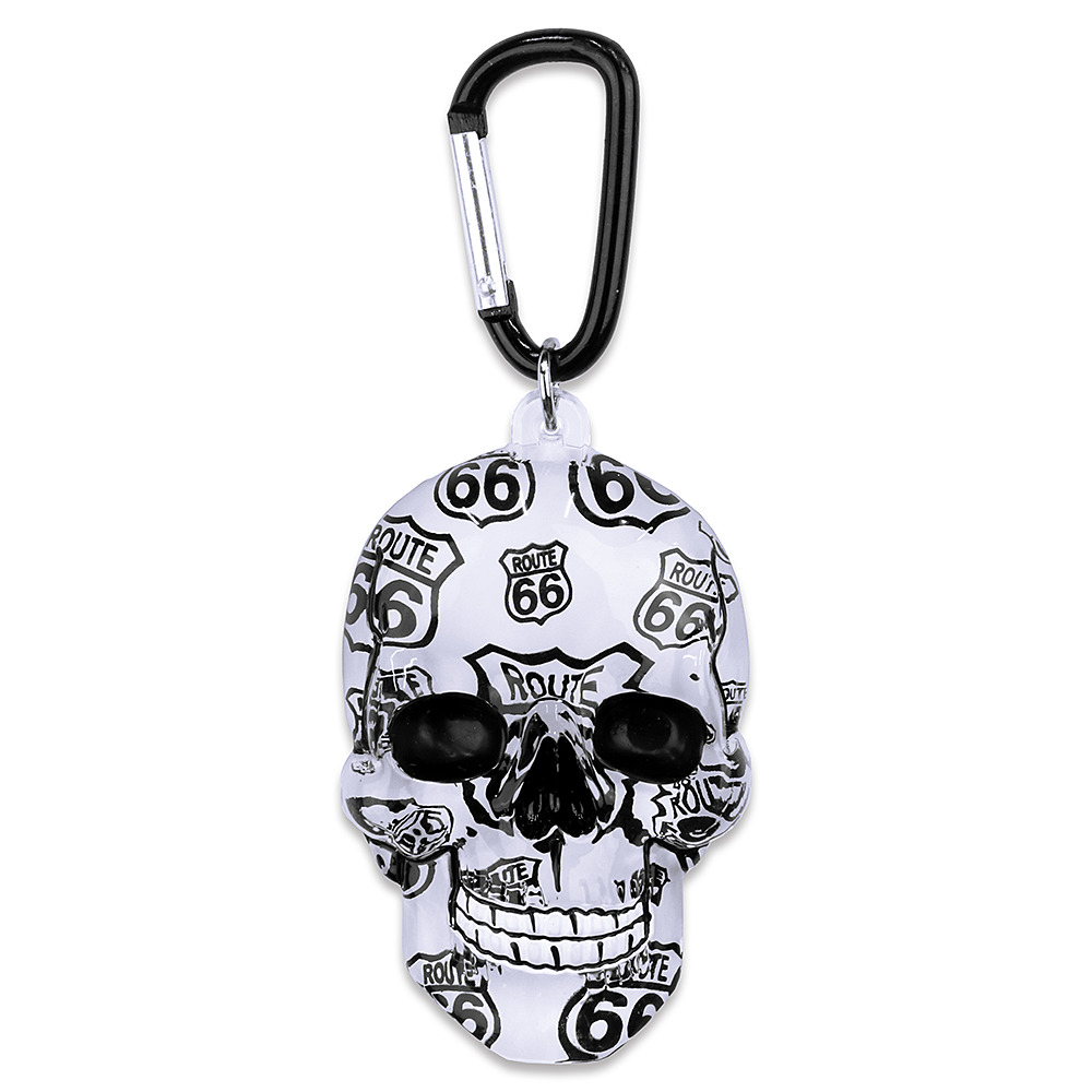 RT 66 キーリング RT66 SKULL SIGN USA輸入キーホルダー スカル