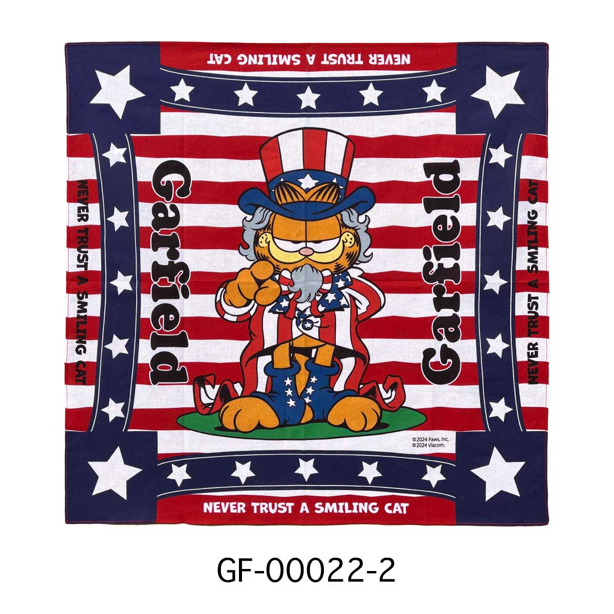 【可愛くて便利！】【マルチに使える！】BANDANA GARFIELD USAバンダナ