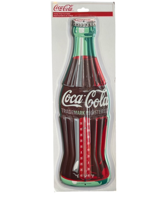 COCACOLAクリアボトル型サーモメーター　90049