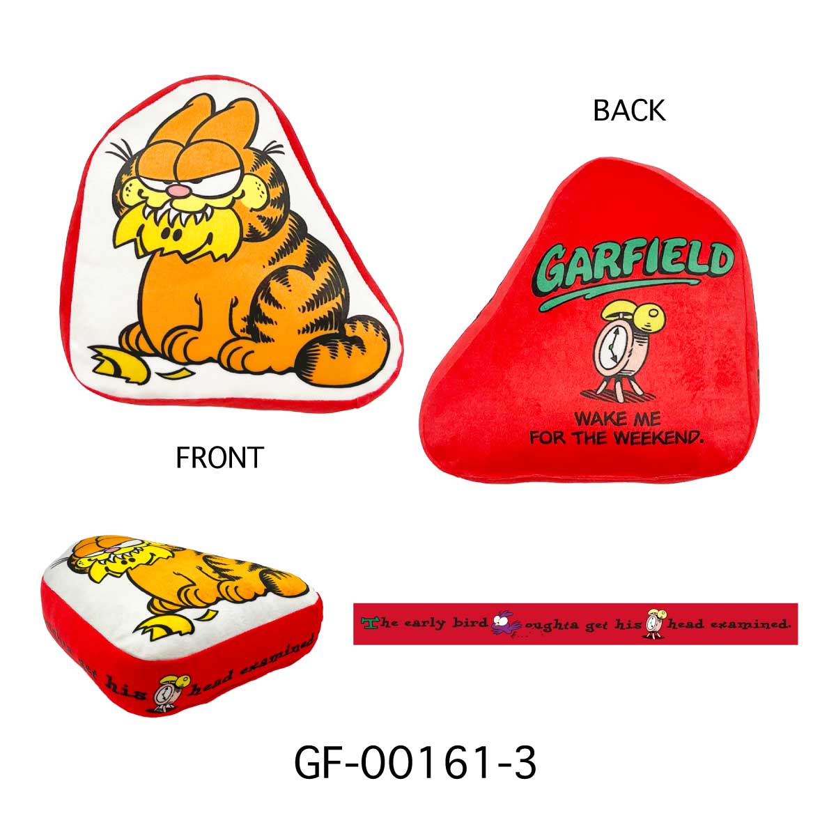 【お部屋をアメリカンに】【手のひらサイズ!】GARFIELD MINI DIECUT CUSHION ミニダイカットクッションGF-00161-3