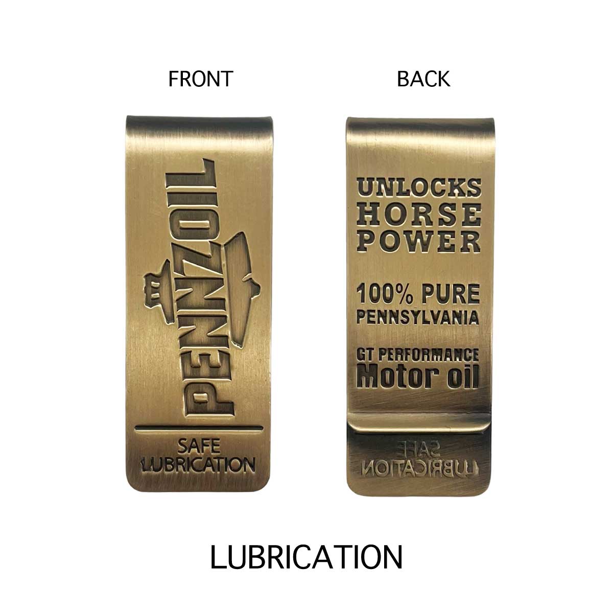 【無骨でスマート!】【大人のミニマリズム◎】BRASS MONEY CLIP LUBRICATION 真鍮製マネークリップ