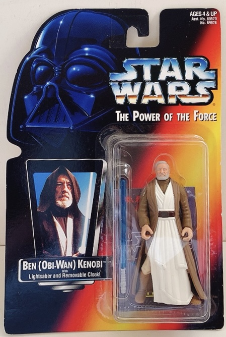 スターウオーズ　ベーシックフィギュア　オビ・ワン・ケノービ 「スター・ウォーズ パワーオブザフォース」 Kenner　ハズブロ