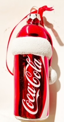 コカ・コーラオーナメント サンタ帽子ONコーラ缶 クリスマス