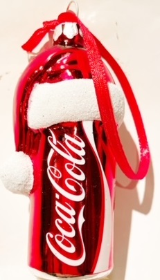 コカ・コーラオーナメント サンタ帽子ONコーラ缶 クリスマス